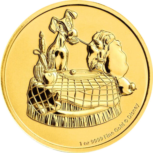 Niue Disney 2022 Susi & Strolch 1 oz Gold