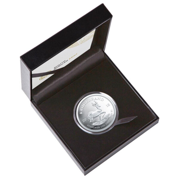 Südafrika 50 Jahre Krügerrand 2017 1 oz Silber - Polierte Platte incl. Etui