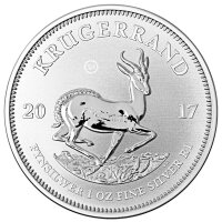 Südafrika 50 Jahre Krügerrand 2017 1 oz Silber - Polierte Platte incl. Etui