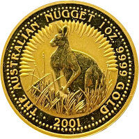 Australien Känguru 2001 1 oz Gold