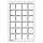 Münztableaus L 24 Felder 47 x 47 mm Leuchtturm - 1 Pack = 2 Stück