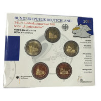 Deutschland 2 Euro Set - Stempelglanz 2011 -...