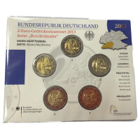 Deutschland 2 Euro Set - Stempelglanz 2013 -...