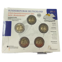 Deutschland 2 Euro Set - Stempelglanz 2014 - Niedersachsen