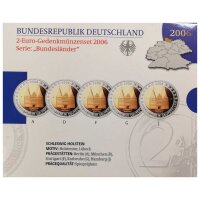 Deutschland 2 Euro Set - Polierte Platte 2006 - Schleswig...