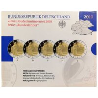Deutschland 2 Euro Set - Polierte Platte 2010 - Bremen