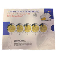 Deutschland 2 Euro Set - Polierte Platte 2013 -...