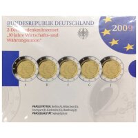 Deutschland 2 Euro Set - Polierte Platte 2009 - 10 Jahre WWU