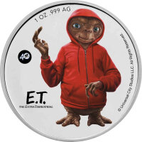 Niue 40 Jahre E.T. 2022 - 1 oz Silber | Coloriert