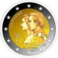 Luxemburg 2 Euro 2022 "Guillaume und Stephanie"
