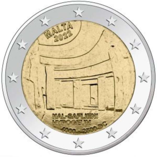 Malta 2 Euro 2022 "Hal-Saflieni Hypogäum"