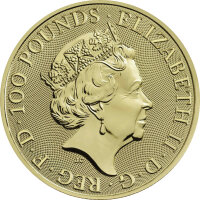 UK Tudor Beasts 1. Ausgabe 2022 Lion of England 1 oz Gold