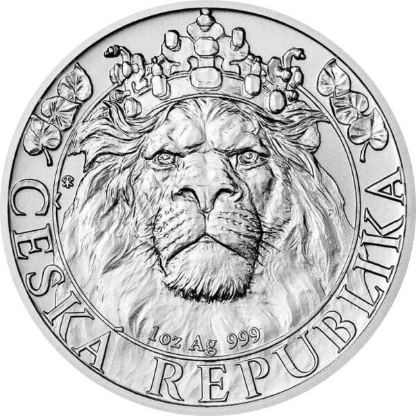 Niue Tschechischer Löwe 2022 1 oz Silber