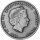 Tuvalu Olympische Götter 5. Ausgabe Athena 2022 1 oz Silber Antik Finish