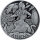 Tuvalu Olympische Götter 5. Ausgabe Athena 2022 5 oz Silber Antik Finish