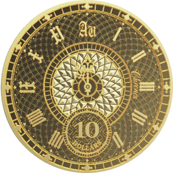 Tokelau Chronos | Zeit 2022 1/10 oz Gold