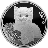 Fiji CATS 2. Ausgabe 2022 1 oz Silber | Prooflike -...