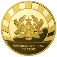Ghana Giganten der Eiszeit 8. Ausgabe 2022 Höhlenlöwe 1 oz Gold