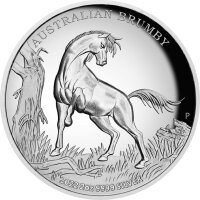 Australien Brumby 3. Ausgabe 2022 2 oz Silber | Wildpferd...