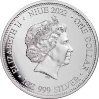 Niue Apex Predators 4. Ausgabe Shark vs. Crocodile 2022 - 1 oz Silber