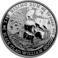 Tuvalu Piratenschiffe 4. Ausgabe 2022 The Rising Sun 1 oz...