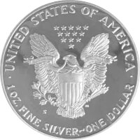 USA American Eagle 1992 1 oz Silber - Polierte Platte