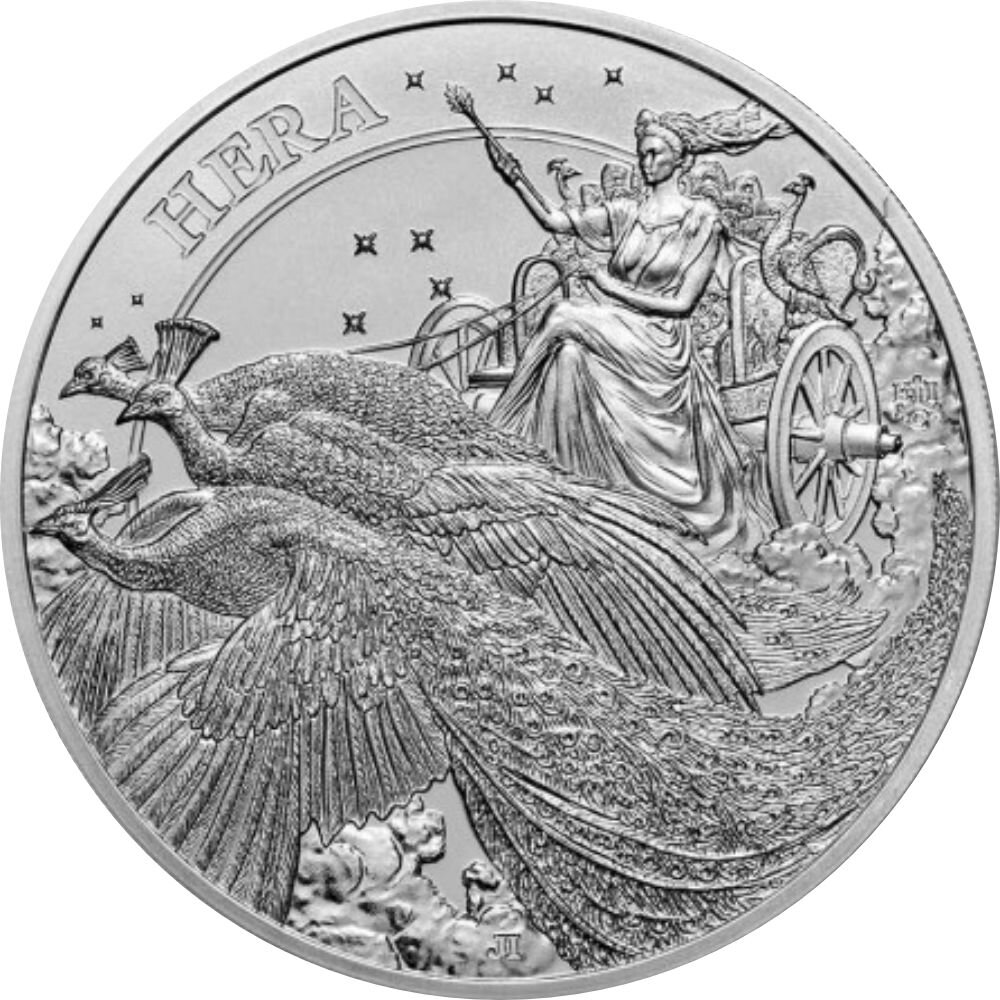 Saint Helena Goddesses Hera & The Peacock 2022 1 oz...