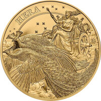 Saint Helena Goddesses Hera & The Peacock 2022 1 oz Gold