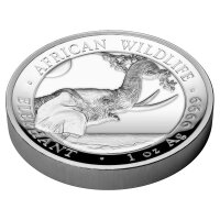 Somalia Elefant 2023 1 oz Silber - PP High Relief