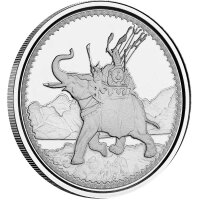 Gibraltar Kriegselefant | War Elephant 1. Ausgabe 2022 1 oz Silber