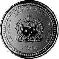 Samoa Light of Christ Jesus 2022 1 oz Silber