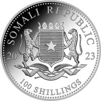 Somalia Elefant 2023 1 oz Silber