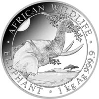 Somalia Elefant 2023 1000 Gramm Silber