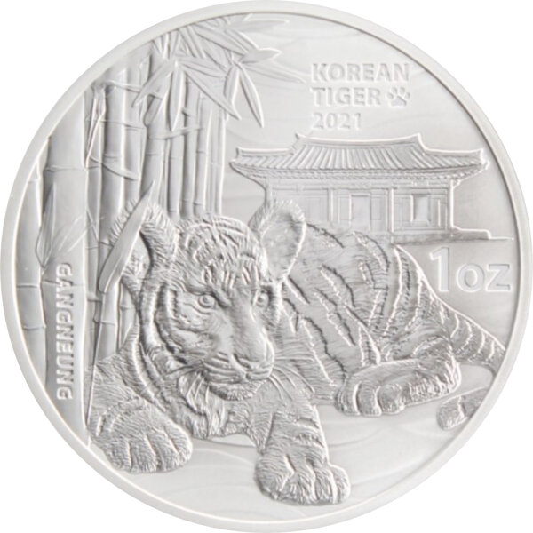 Korea Tiger 2021 1 oz Silber