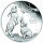 Australien Lunar III 2023 Jahr des Hasen 1 oz Silber | Polierte Platte