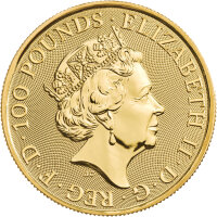 UK Tudor Beasts 2. Ausgabe 2023 Yale 1 oz Gold