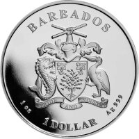 Barbados Octopus 2. Ausgabe 2022 1 oz Silber
