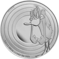 Samoa Looney Tunes 2. Ausgabe Daffy Duck 2022 1 oz Silber