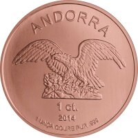 Andorra Eagle 1 oz Kupfer