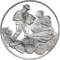 Österreich 500 Schilling 1995 Hügellandschaft -...