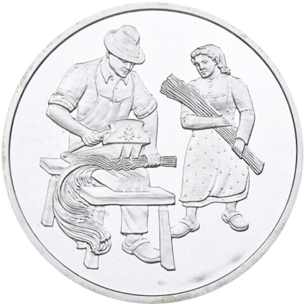 Österreich 500 Schilling 1996 Mühlviertel - Polierte Platte - Silber