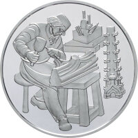 Österreich 500 Schilling 1997 Steinmetz - Polierte...