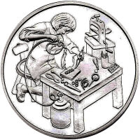 Österreich 500 Schilling 1998 Goldschmied - Polierte...