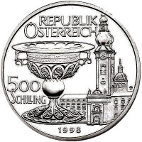 Österreich 500 Schilling 1998 Goldschmied - Polierte Platte - Silber