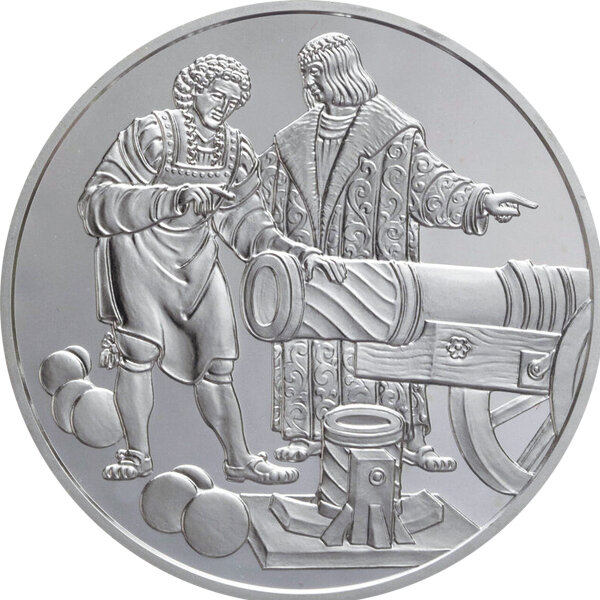 Österreich 500 Schilling 2001 Festung Kufstein - Polierte Platte - Silber