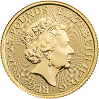 UK Tudor Beasts 2. Ausgabe 2023 Yale 1/4 oz Gold