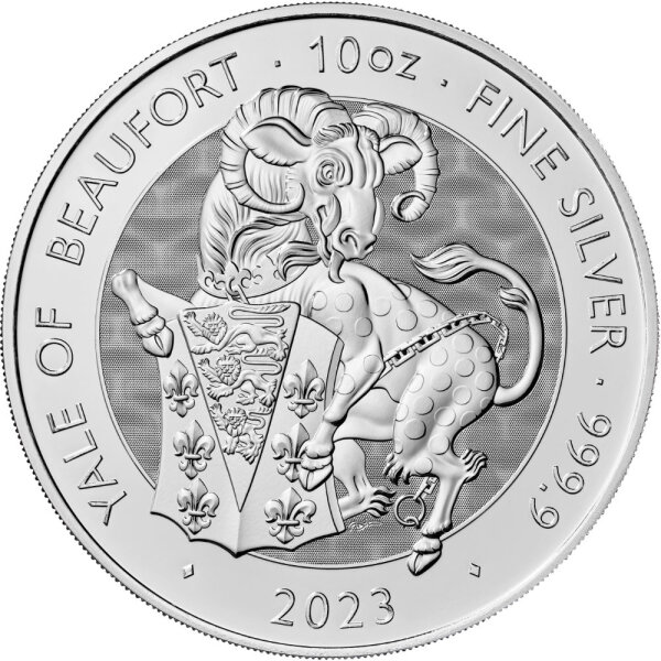 UK Tudor Beasts 2. Ausgabe 2023 Yale 10 oz Silber