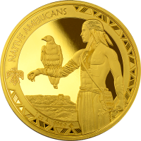 Kamerun Native Americans 1. Ausgabe 2022 Adler 1 oz Gold