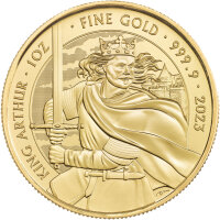 UK Myths and Legends 4. Ausgabe King Arthur 2023 1 oz Gold