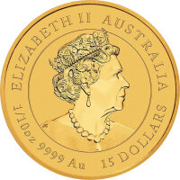 Australien Lunar III 2023 Jahr des Hasen 1/10 oz Gold